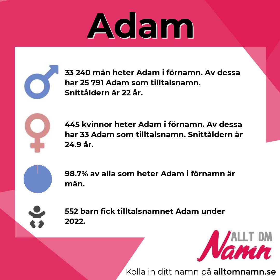 Information om namnet Adam