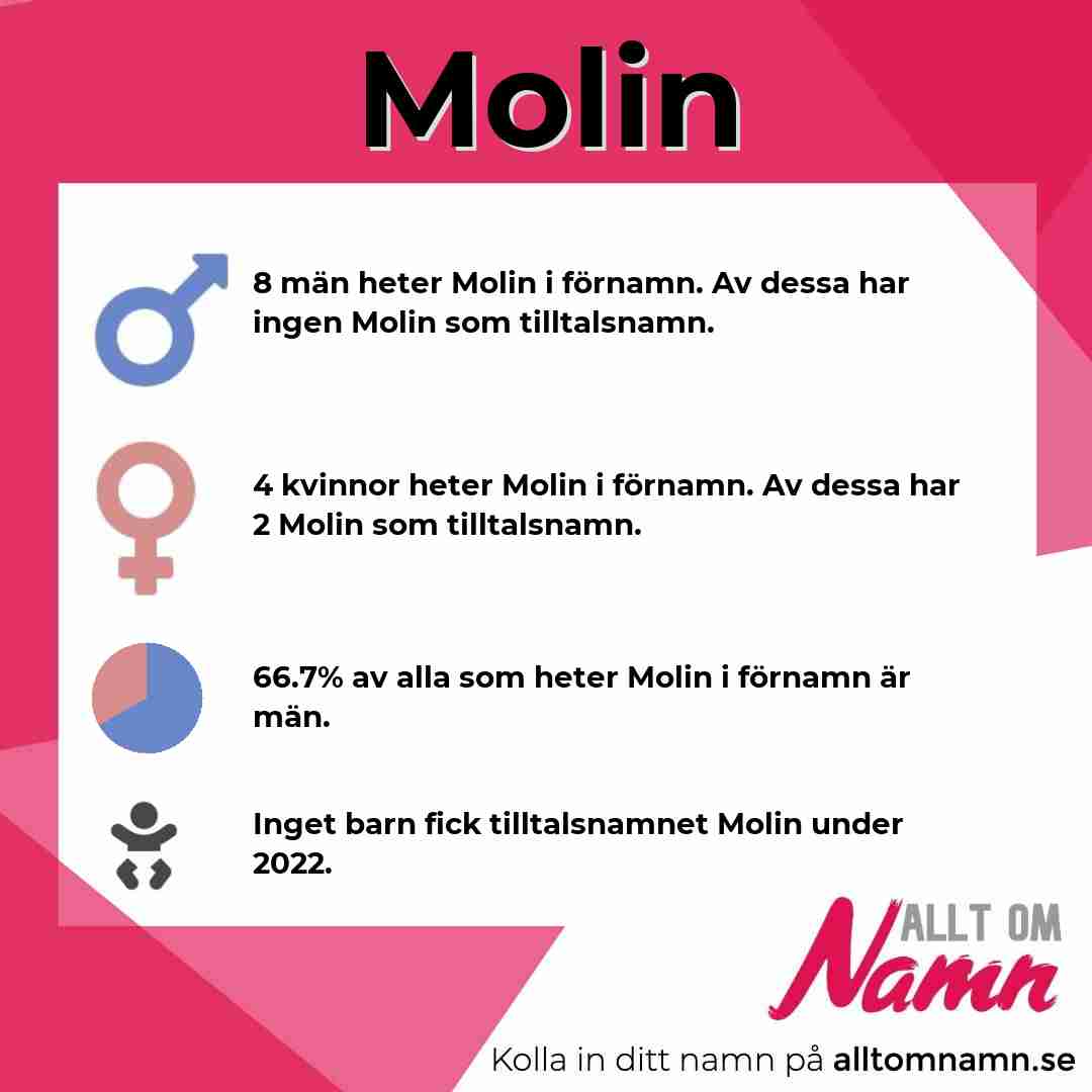 Bild som visar hur många som heter Molin